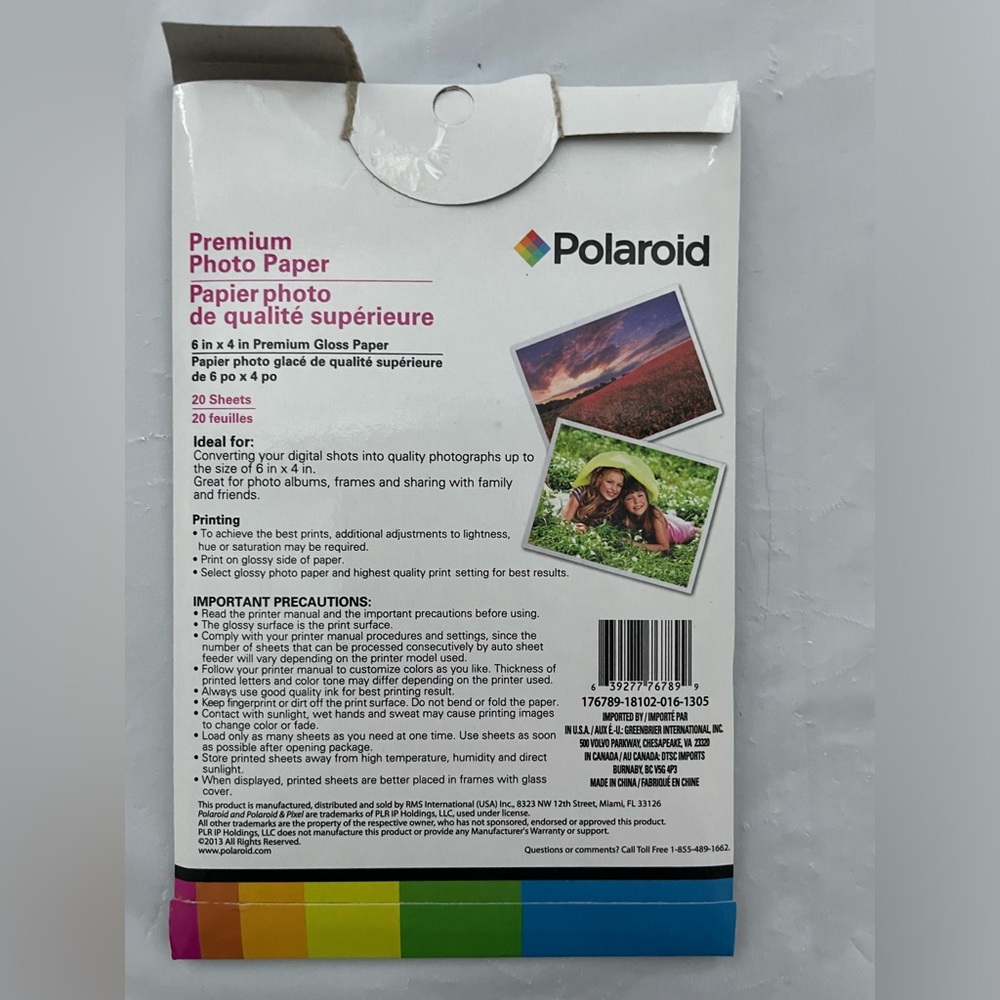 Premium Polaroid Photo Paper 4 X 6 - 19 Total Sheets Open Box - Picture 2 of 5